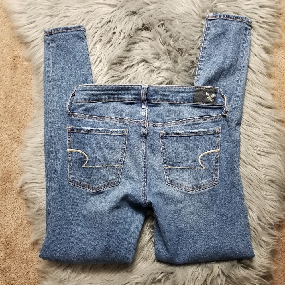 AMERICAN EAGLE SUPER STRETCH SIZE 6 LONG - Picture 5 of 8